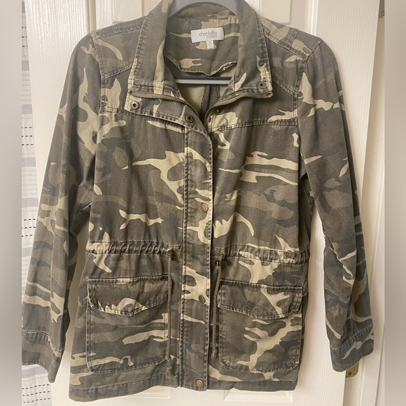 Charlotte Russe Camo Jacket Women’s Size Medium - Picture 2 of 16